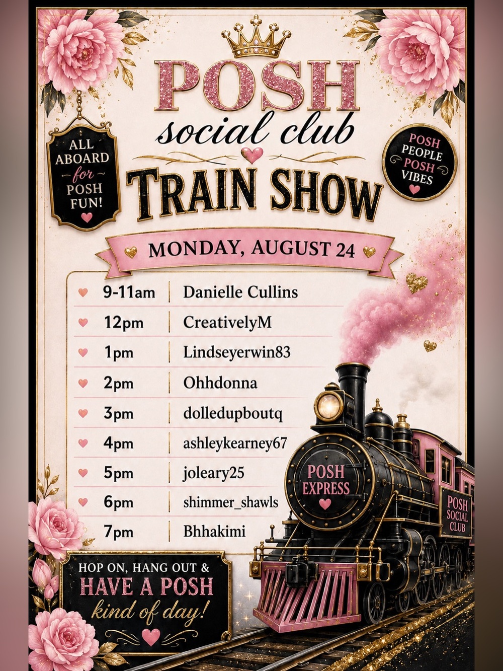 Posh Social Club Event Flyer - Picture 3 of 6